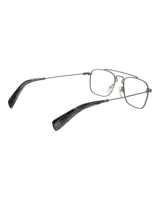 Yohji Yamamoto Brown Metal Glasses (Frames)