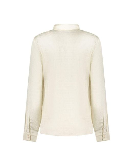 Guess Natural Polyester Dress Shirt