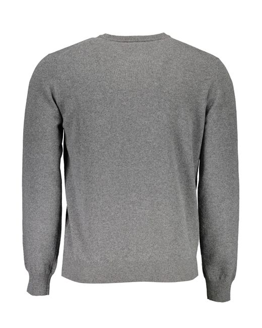 Harmont & Blaine Gray Wool Sweater for men