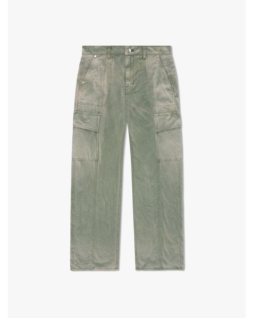 Rhude Green Canvas Cargo Pant for men