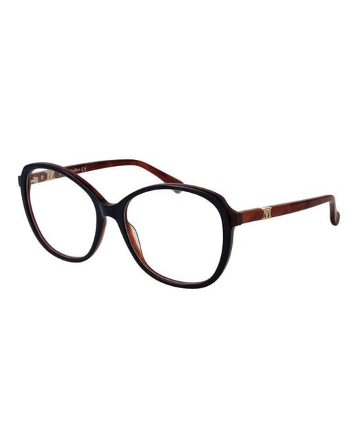 Max Mara Black Blue Plastic Glasses (frames)