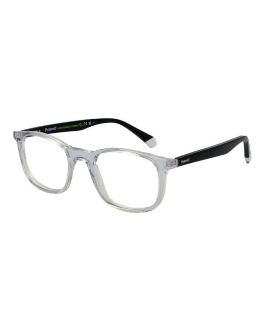 Polaroid Black Transparent Cellulose Propionate Glasses (frames)