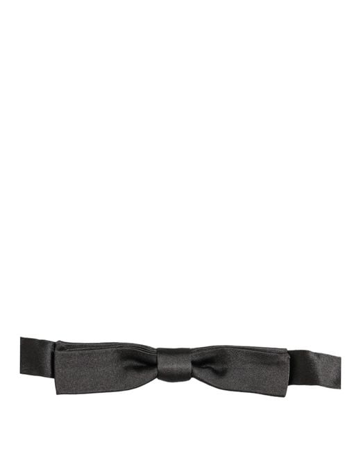 Dolce & Gabbana Black Bowties for men