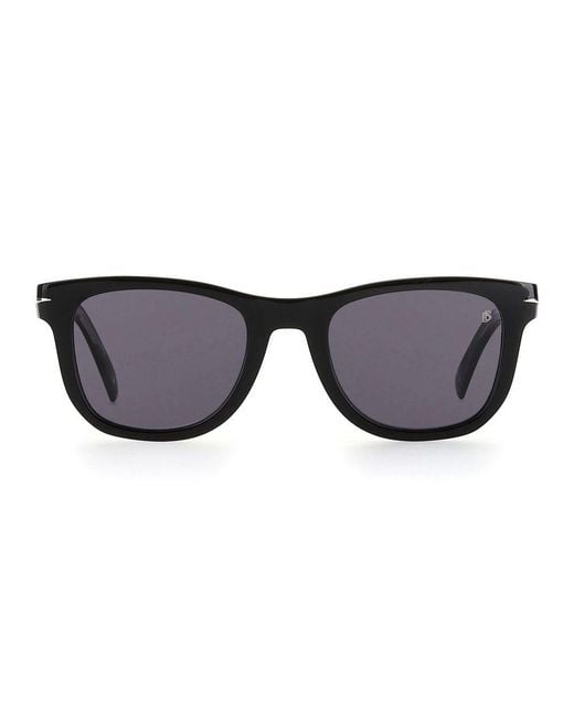 David Beckham Black Plastic Sunglasses for men