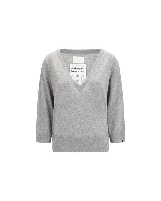 Extreme Cashmere Gray Cashmere Sweater
