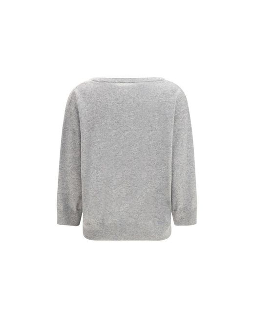 Extreme Cashmere Gray Cashmere Sweater
