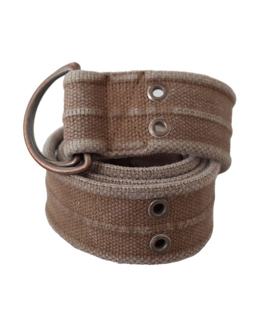 Dolce & Gabbana Brown Chic Leather Adjustable Belt