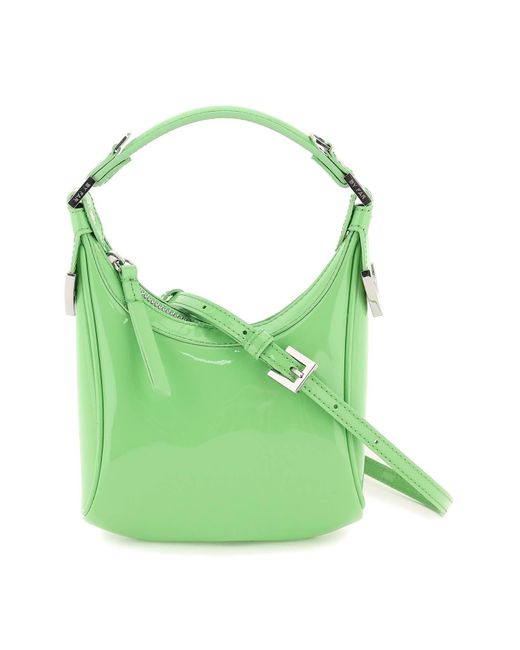 By Far Green Patent Leather 'cosmo' Bag