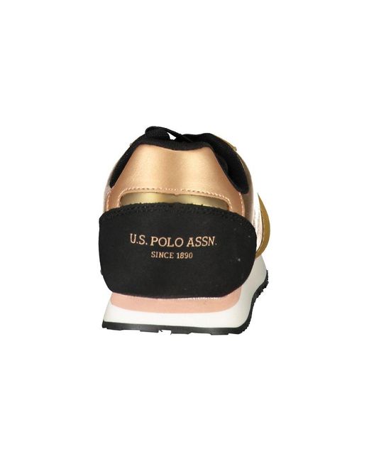 U.S. POLO ASSN. Multicolor Oro Poliuretano Donna Sneaker