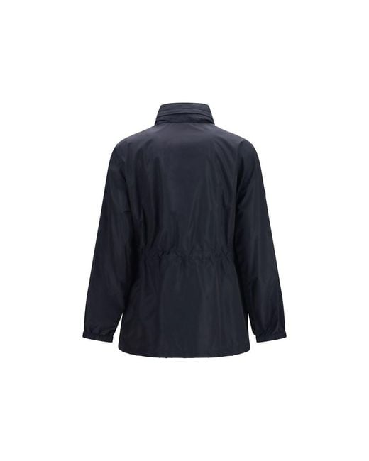 Burberry Blue Black Polyamide Parka
