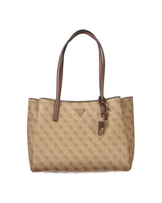 Guess Natural Beige Polyurethane 's Bag