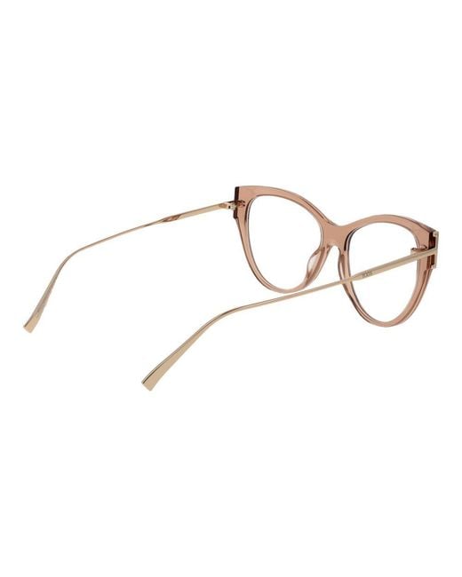 Tod's Brown Beige Acetate & Metal Glasses (frames)