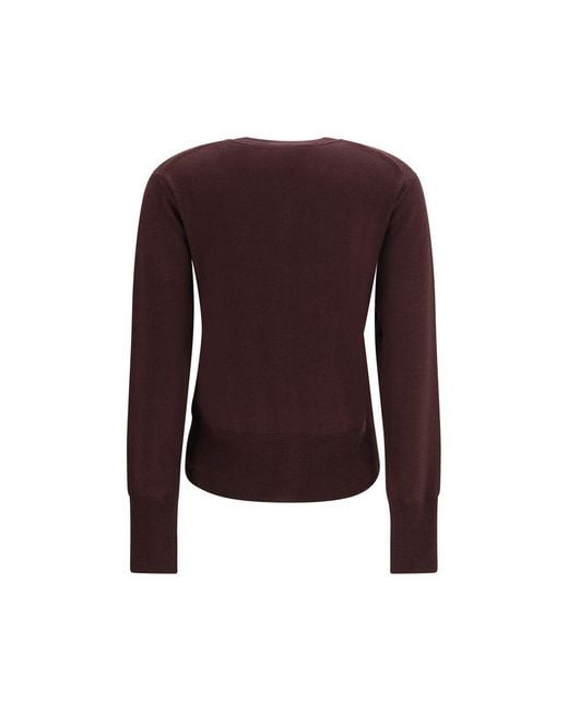 Vivienne Westwood Purple Wool Oves Aries Cardigan
