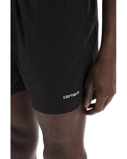 Carhartt Black Tobes Swim Trunks For for men