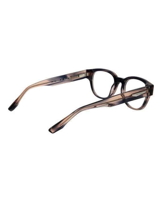 Trussardi Black Gray Acetate Glasses (frames) for men