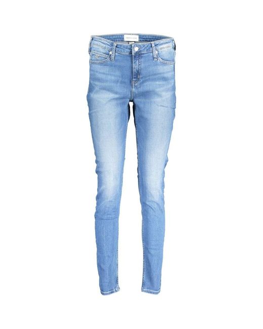 Calvin Klein Blue Cotton Jeans & Pant for men