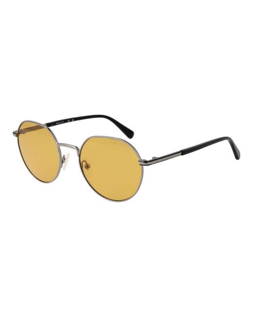 Gant Metallic Silver Metal Sunglasses for men