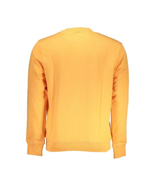Napapijri Yellow Cotton Sweater for men