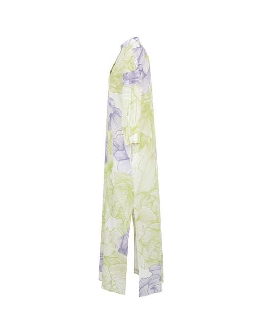 Malo Green Cotton Dress