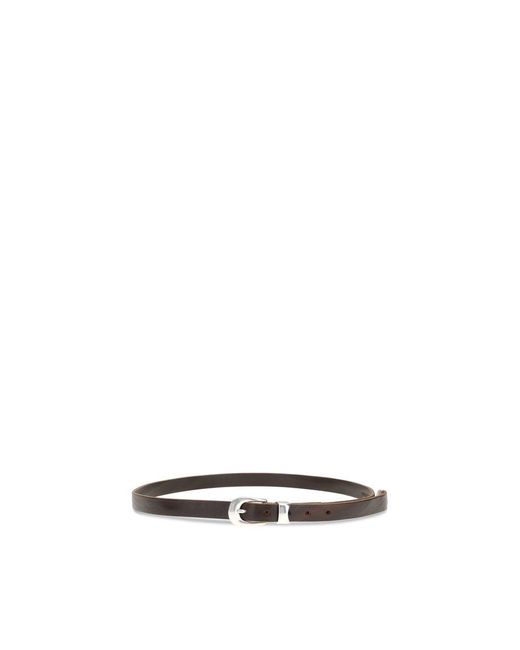 Our Legacy Multicolor Brown Calf Leather Bos Taurus Regular Belt for men