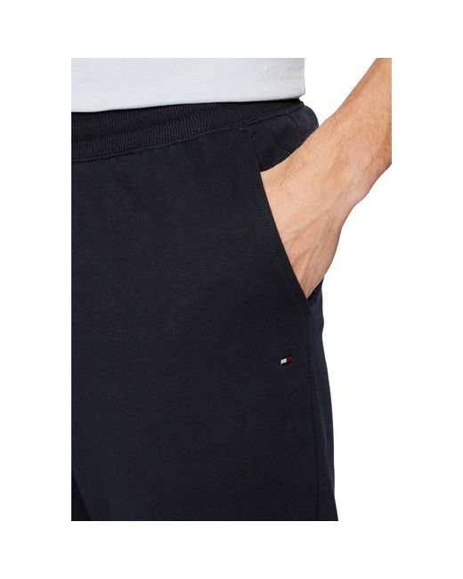 Tommy Hilfiger Blue Cotton Joggers (workout Pants) for men