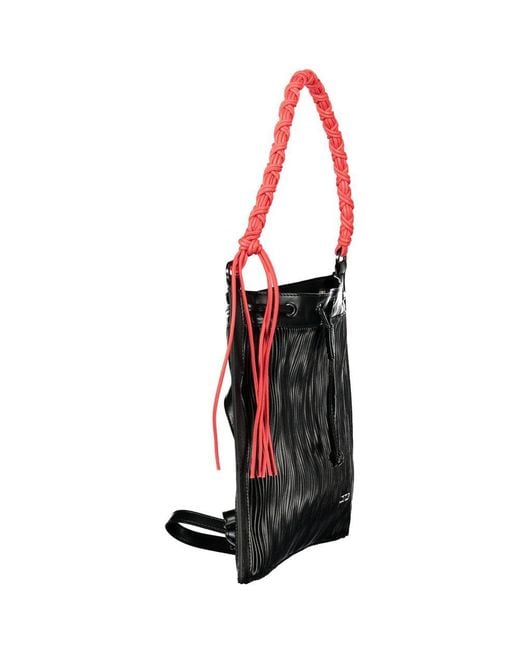 Desigual Black Polyurethane Backpack