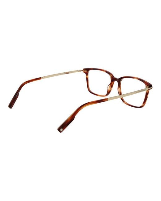 Zegna Brown Acetate Glasses (frames) for men