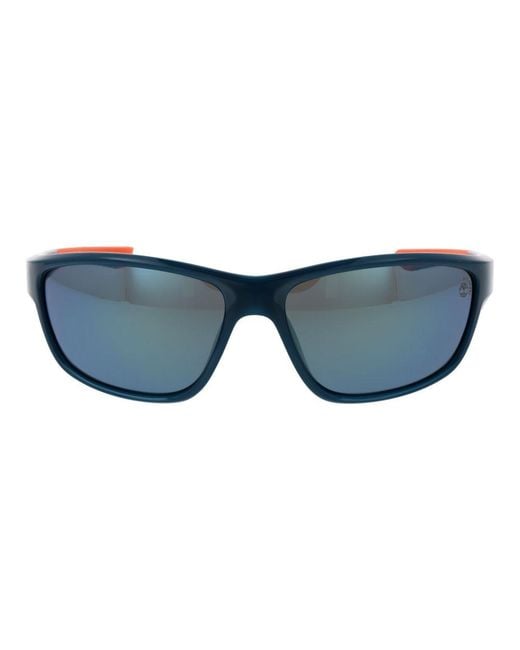 Timberland Blue Plastic Sunglasses for men