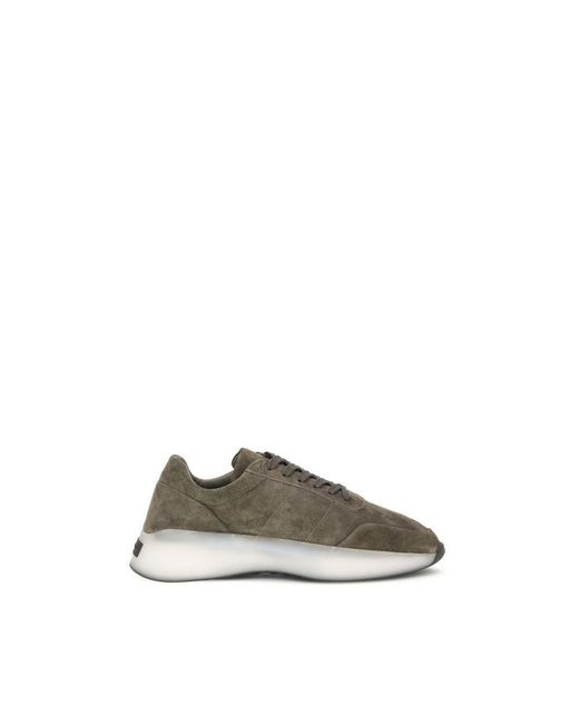 Fear Of God Green Bicolor Leather Athletic Sneakers for men