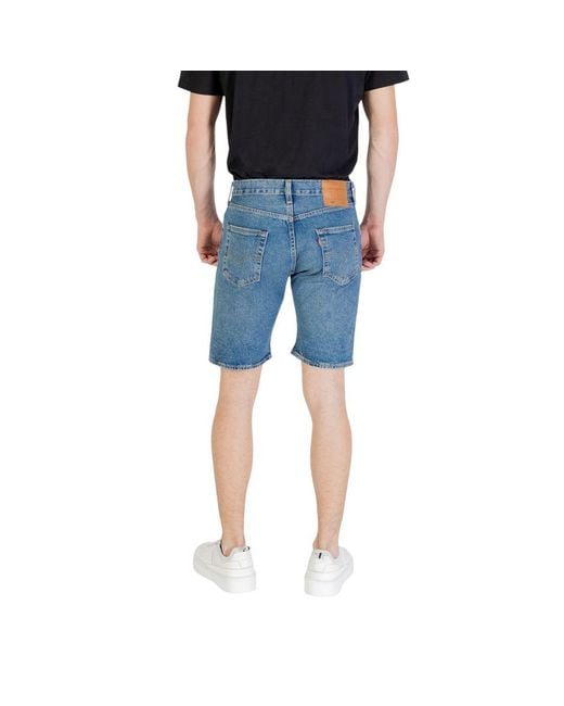Levi's Blue Denim Shorts for men