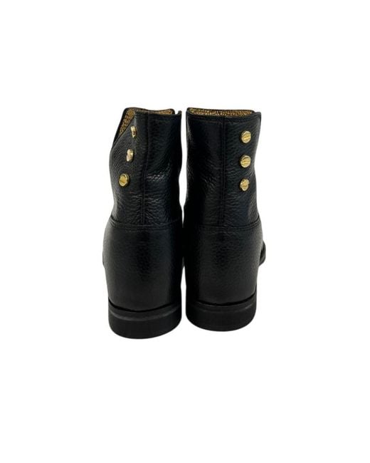 Borbonese Black Leather Boot