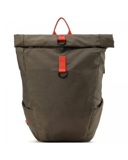 La Martina Green Bicolor Polyester Backpack for men