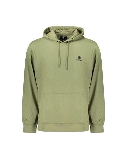 Converse Green Cotton Men's Hoodie for men