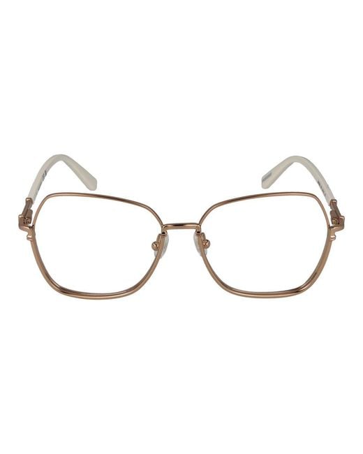 MARCIANO BY GUESS Metallic Rose Gold Metal Glasses (frames)