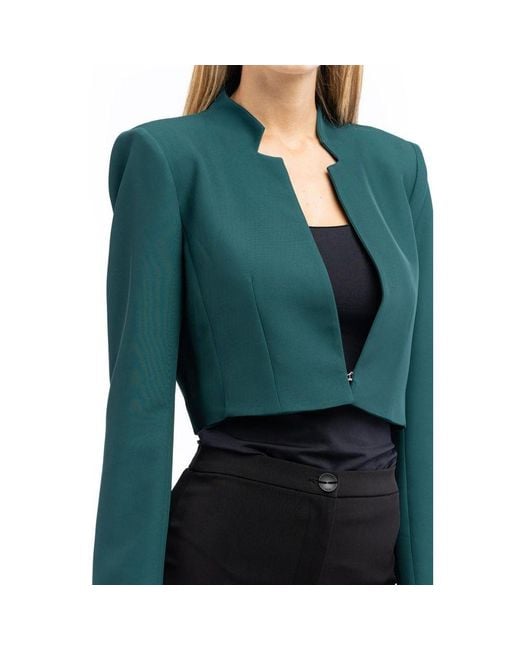 Patrizia Pepe Green Polyester Blazer