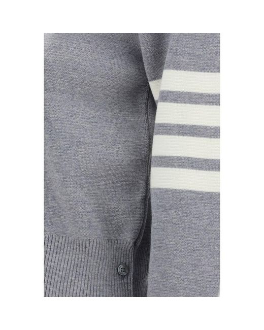 Thom Browne Gray Wool Oves Aries Sweatshirt