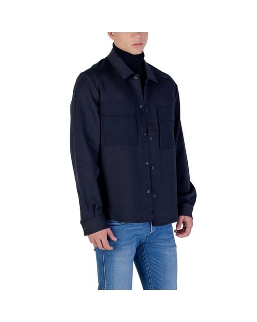 Antony Morato Blue Cotton Shirt for men
