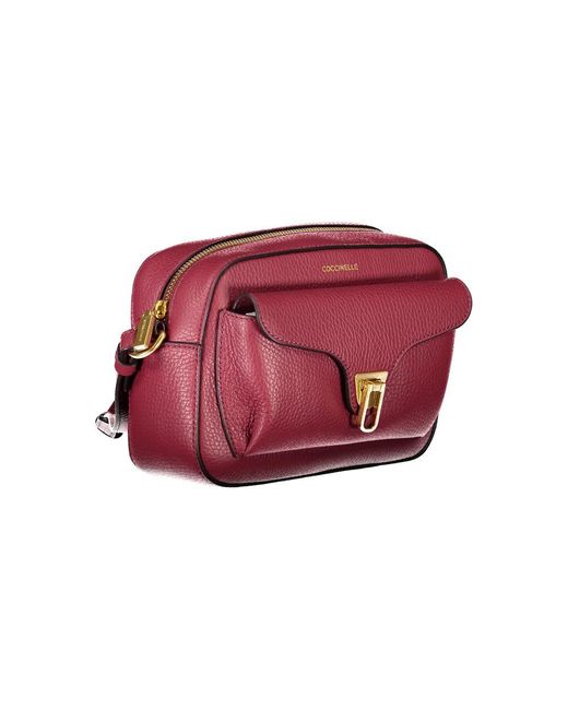 Coccinelle Red Leather Handbag