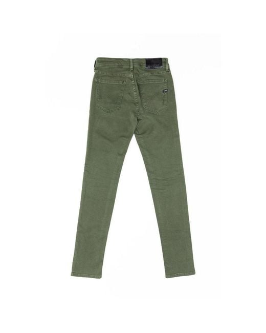 Gas Green Cotton Jeans Denim for men