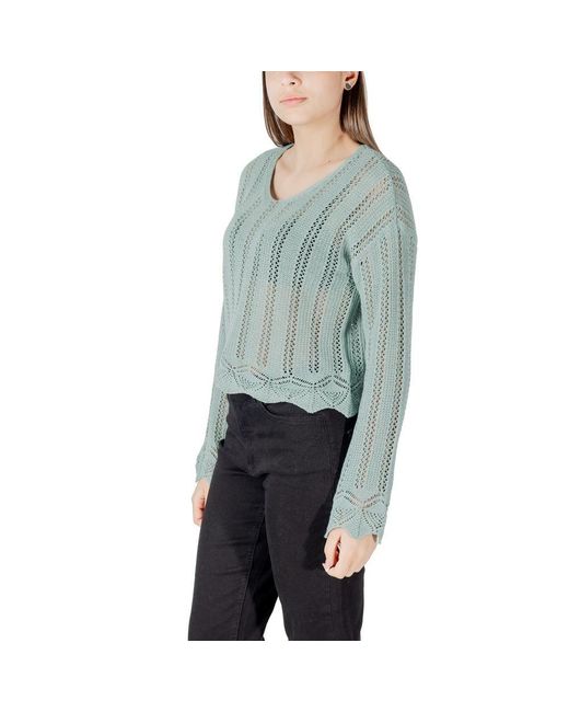 ONLY Blue Turquoise Recycled Cotton Sweatshirt