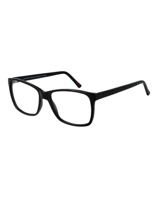 Andy Wolf Black Acetate Glasses (frames)