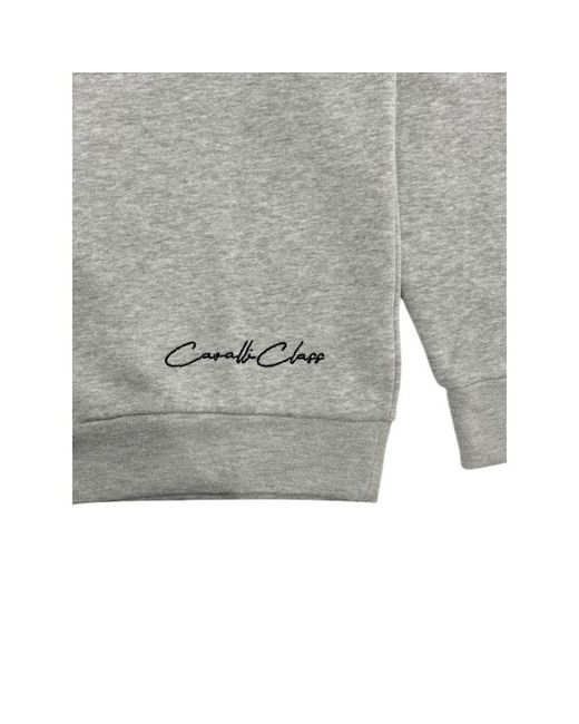 Roberto Cavalli Gray Polyester Sweater