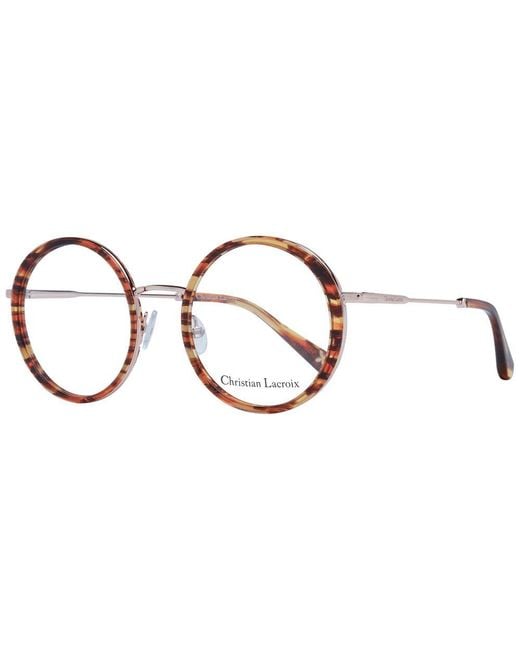 Christian Lacroix Metallic Brown Metal Glasses (frames)