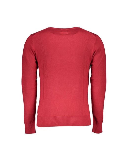 Gianmarco Venturi Red Rosso Viscosa Mens Sweater for men