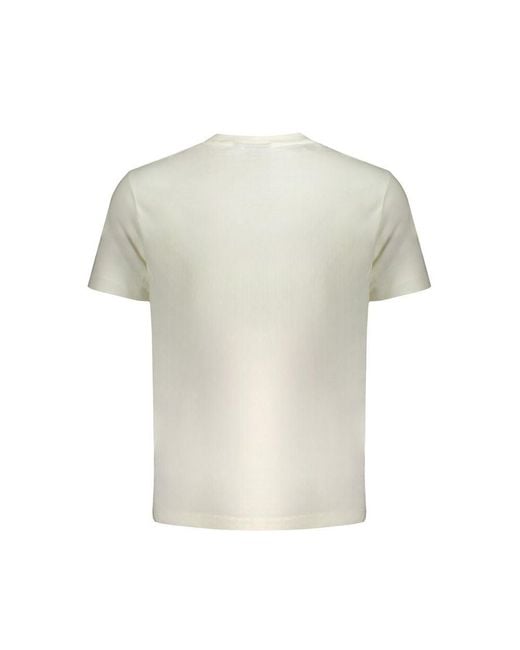 Wrangler Natural Bianco Cotton Men T for men