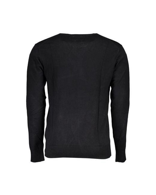 Gianmarco Venturi Black Viscose Men's Sweater for men