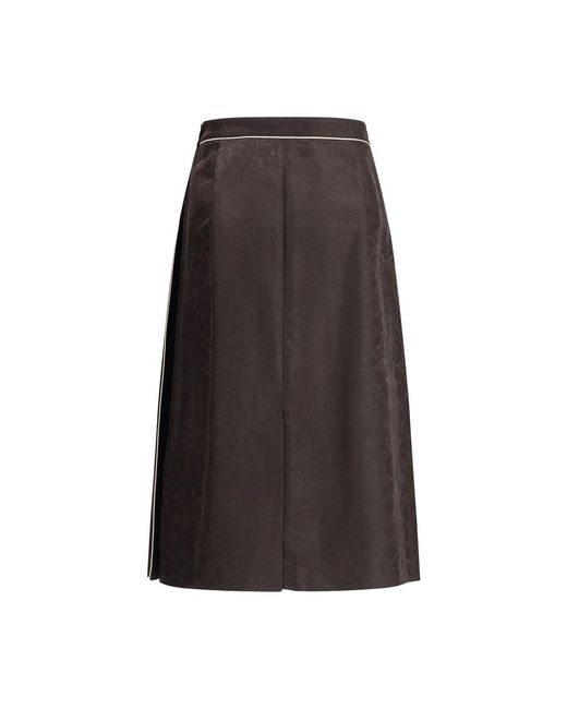 Burberry Brown Midi Skirts