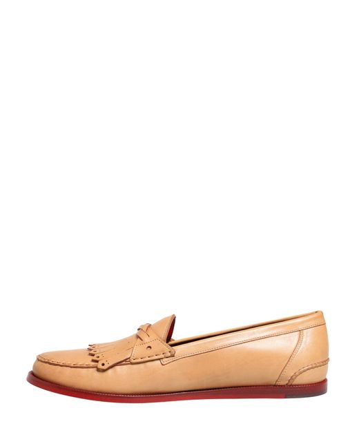 Dolce & Gabbana Pink Tassel Leather Slip On Loafers Shoes for men