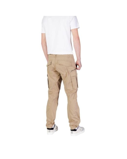 Replay Natural Beige Cotton Jeans & Pant for men