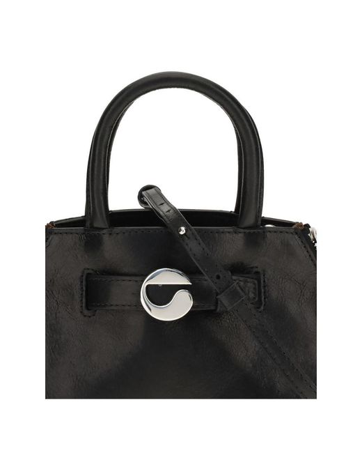 Coperni Black Calf Leather Bos Taurus Shoulder Bag